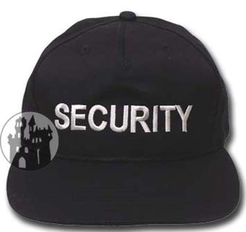 US Cap 'Security' mit Schild - größenverstellbar