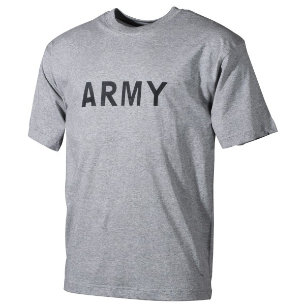 T-Shirt bedruckt 'Army' grau