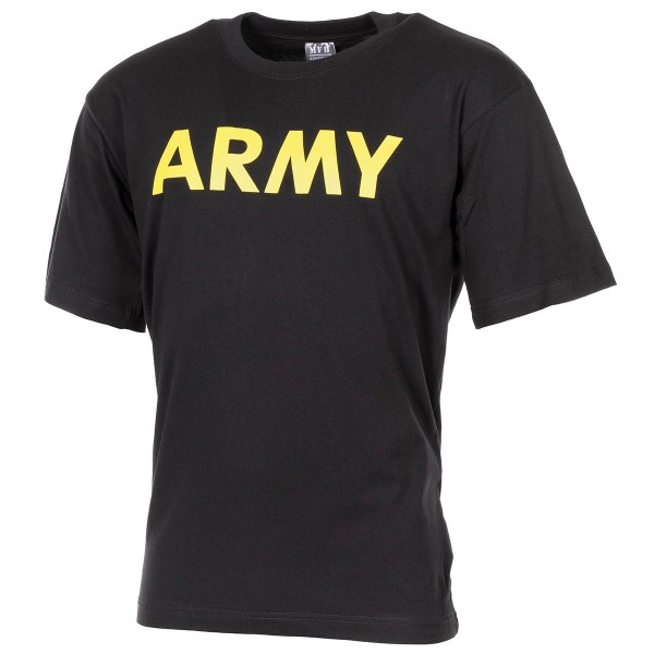 T-Shirt bedruckt 'Army' schwarz