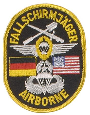 Stoffabzeichen 'Deutsch - Amerikanische Fallschirmjäger - Airborne'