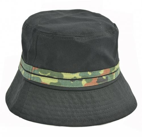 Bucket-Hut schwarz
